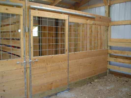 Interior of a equestrian building