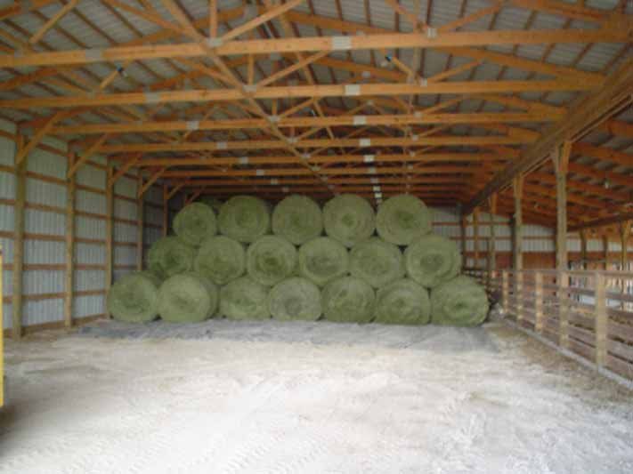 Interior view of agricultural building