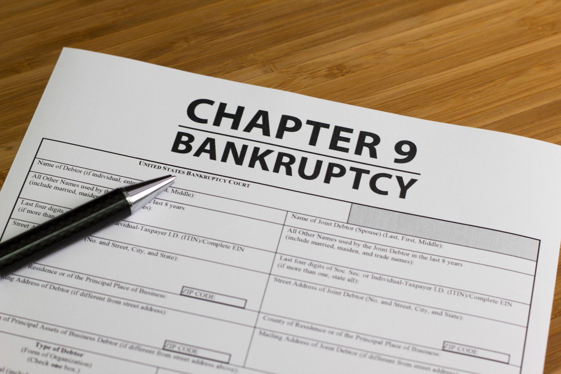 Chapter 9 Document — Martinez, GA — Ken Buffington Attorney at Law