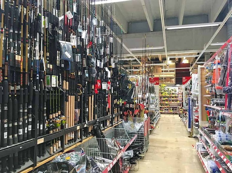 negozio di pesca