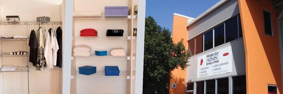 Mega air shelving home page hero image
