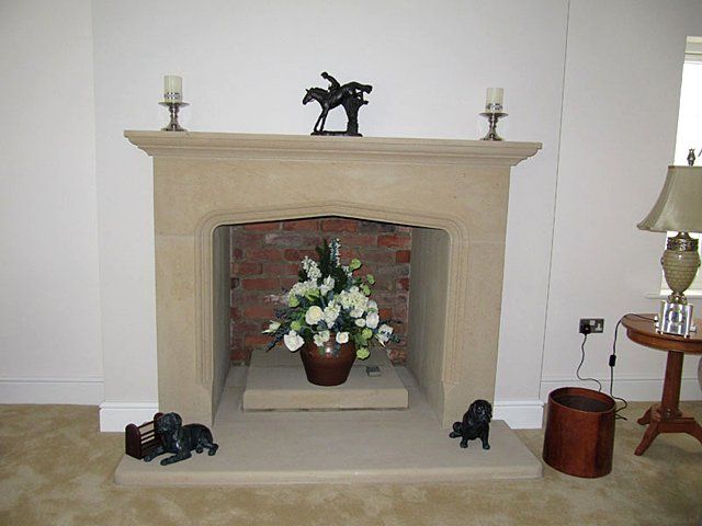 Stonemasonry and restorations - Bearpark, County Durham - Durham Stonemasonry and Restorations - Fireplace 1