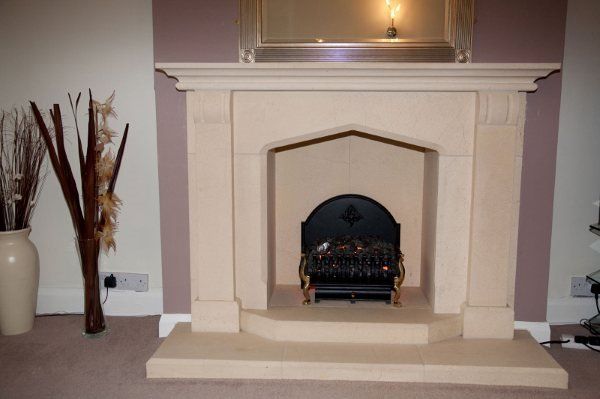 Stonemasons - Bearpark, County Durham - Durham Stonemasonry and Restorations - Fireplace 2