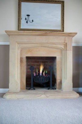 Stonemasonry work - Bearpark, County Durham - Durham Stonemasonry and Restorations - Fireplace 4