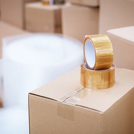 Large Boxes — Duct Tape on Cardboard Box in Albertville, AL