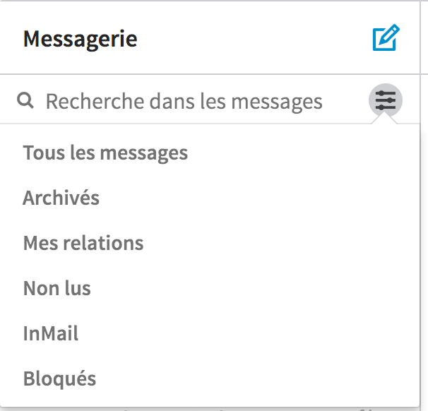 messagerie nouvelle interface linkedin