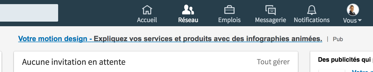 invitation en attente linkedin