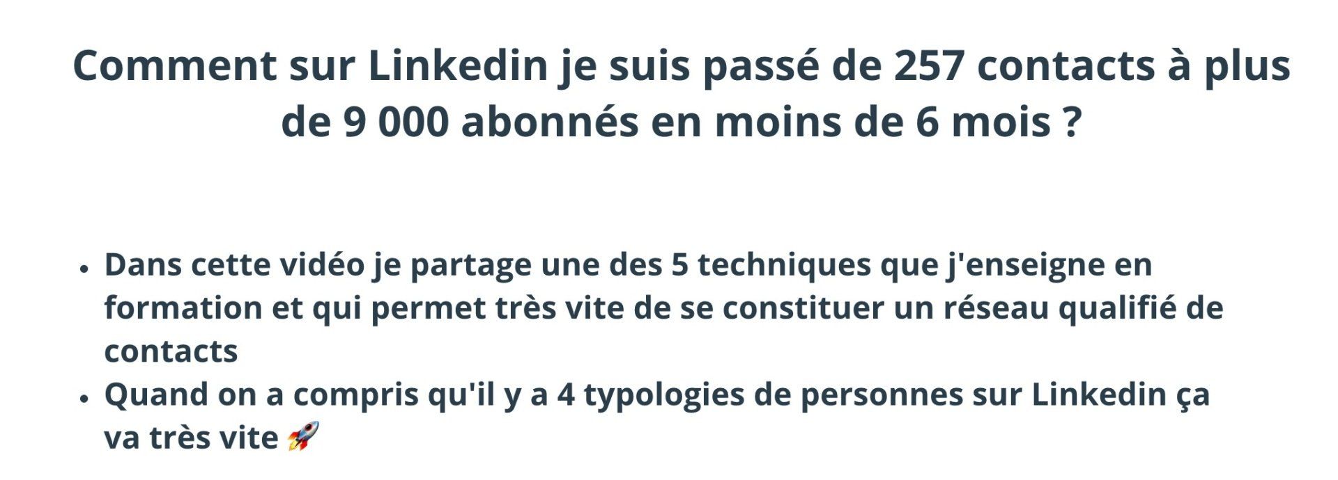 augmenter ses contacts linkedin