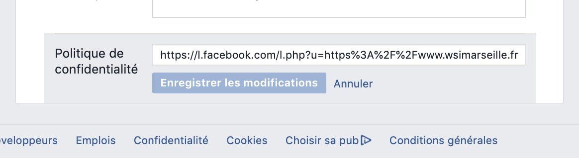 rgpd page facebook
