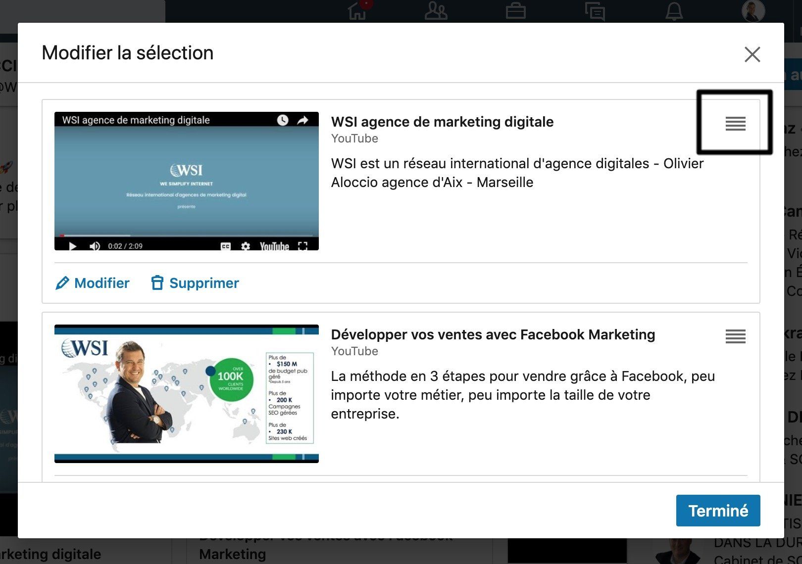 organiser ses contenus linkedin
