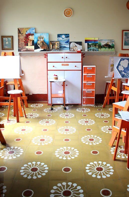 Arte Studio salón de aprendizaje