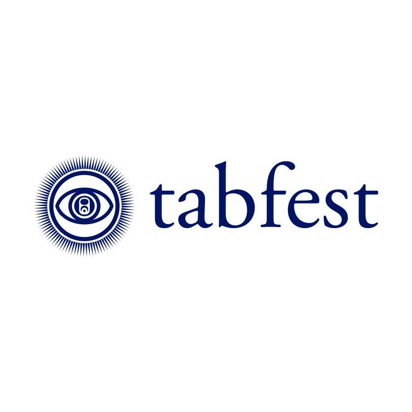 Tabfest logo: Eye symbol with radiating lines next to the word