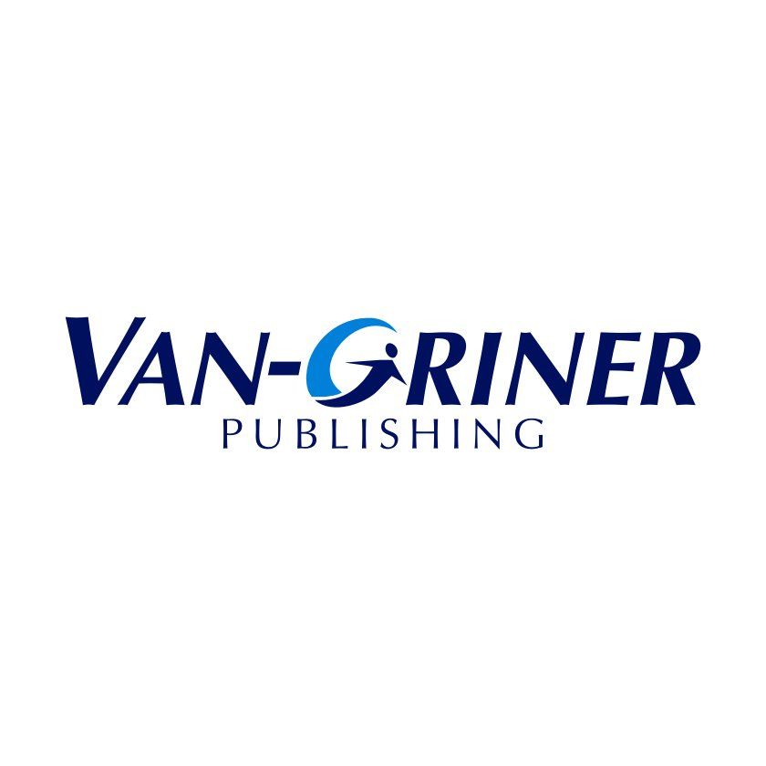 Blue text logo: