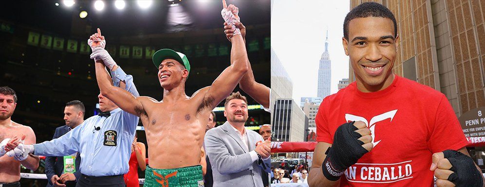 boxer BRIAN CEBALLO ring city usa boxing nbc sports nov 19th 2020 banner