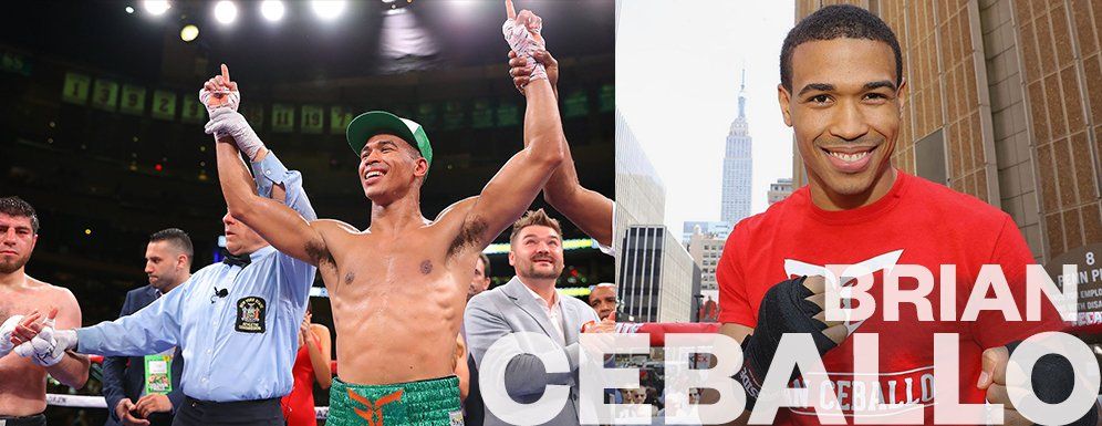 boxer BRIAN CEBALLO ring city usa boxing nbc sports nov 19th 2020 banner