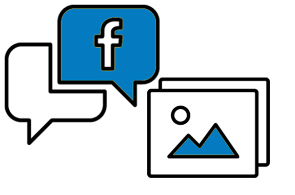web phone and text icons