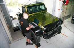 jeep on dyno