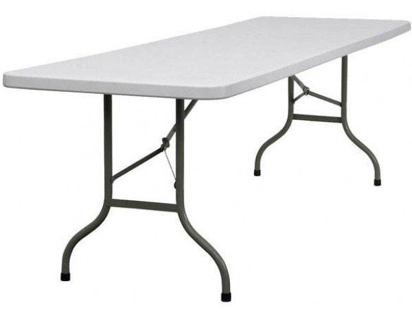 Trestle Table 1.2m seats 4 + ends $11.50, 1.8m seats 6 + ends $12, 2.4m seats 8 + ends $13.80 incl gst