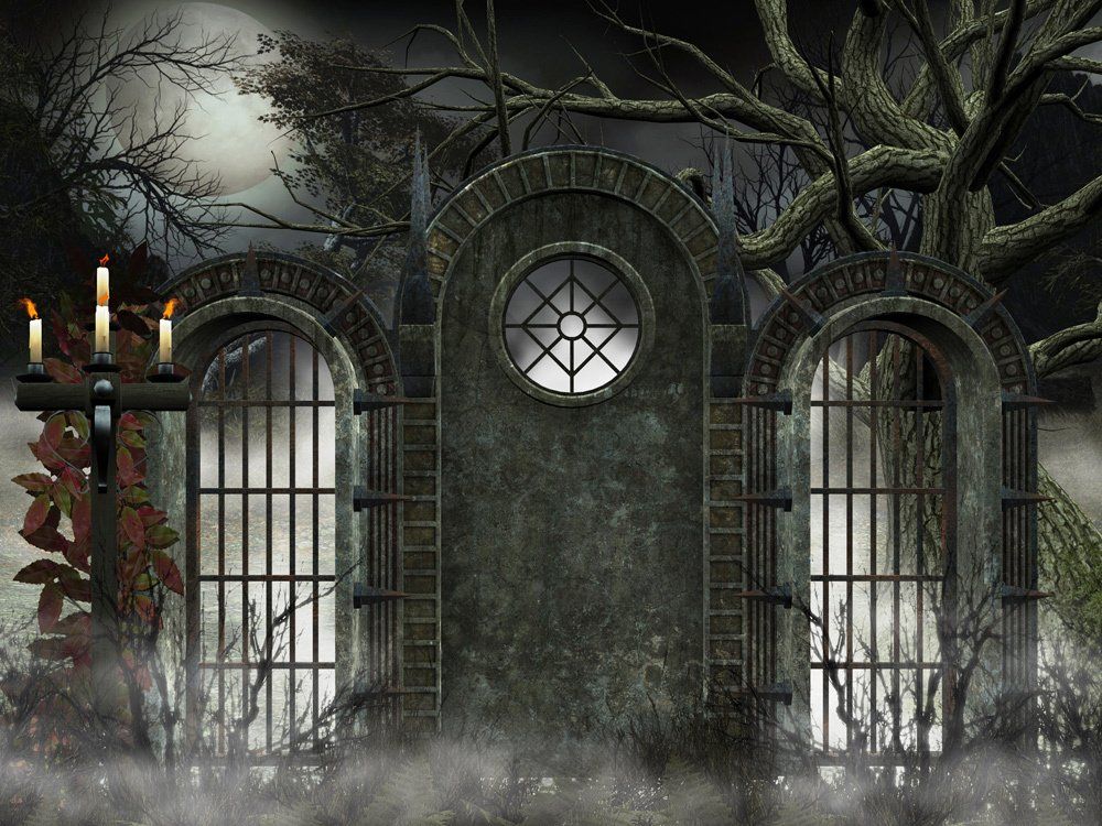 Backdrop Gothic  3m x 2.3m $60 Incl frame & gst