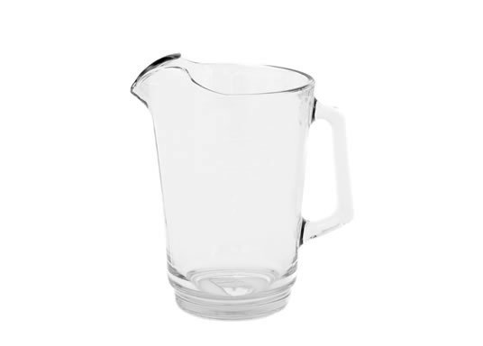 Glass Beer Jug 1 litre $4.50 incl gst