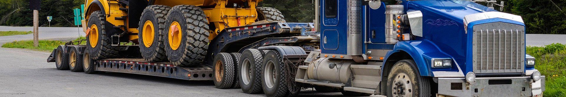 over-dimensional truck and tractor