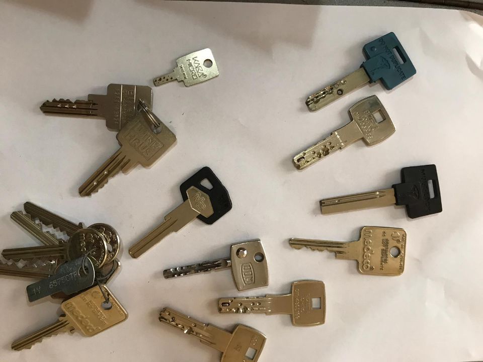 Chiavi per serrature porte blindate