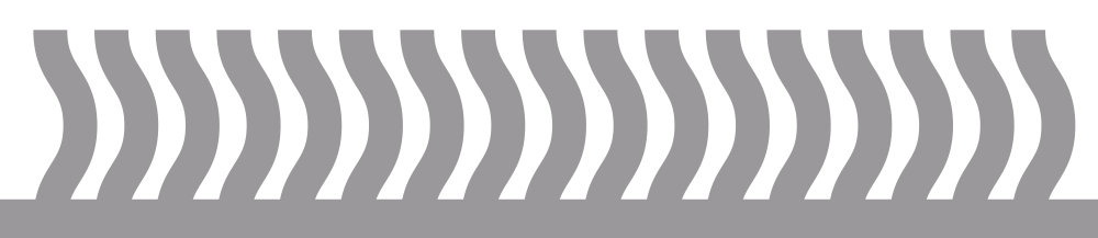 Gray wavy vertical lines on a light background, forming a repeating abstract pattern