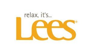 Lee’s logo in orange with gray text “relax, it’s...” above it