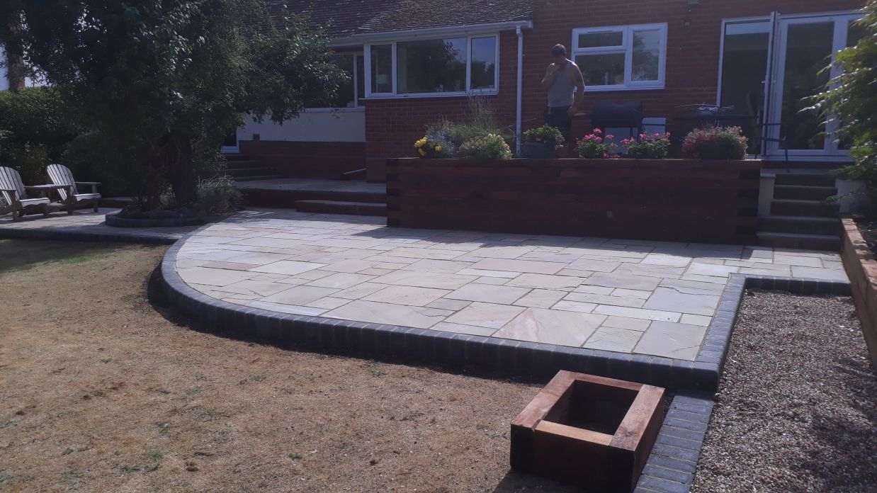 paving design and landscape