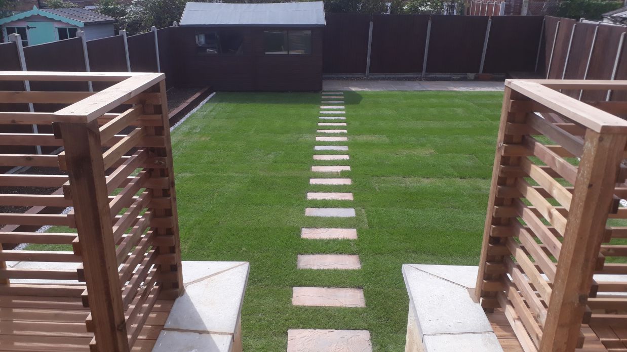after garden landscaped after garden landscaped