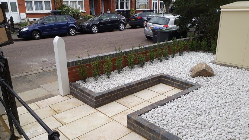 front garden landscape paved marble slabs front garden landscape paved marble slabs