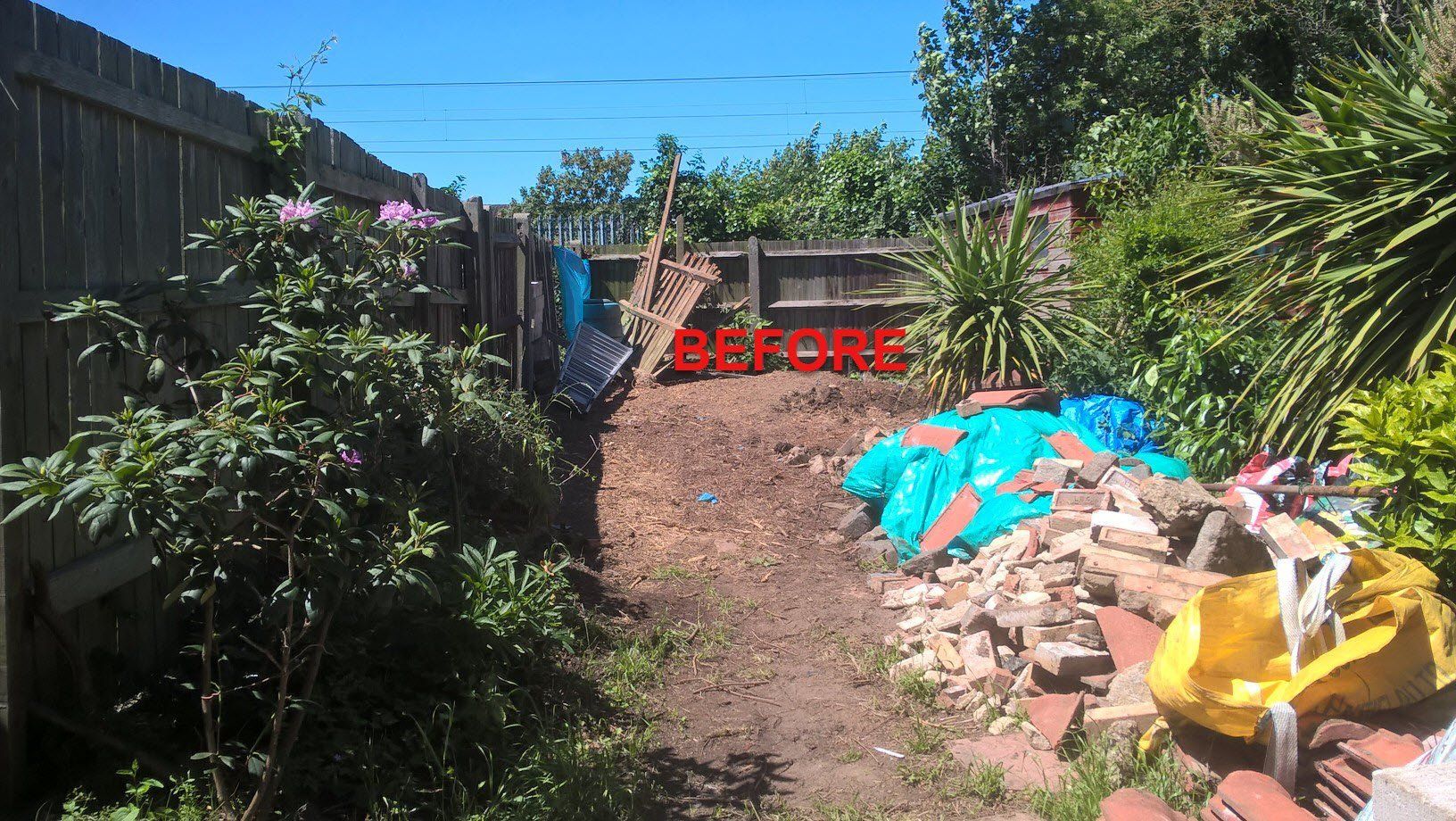 garden before design