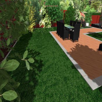 paving around deck