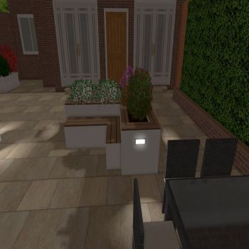 contemporary garden design build