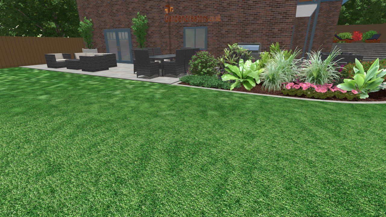 Landscape large garden