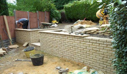 landscape design during construction