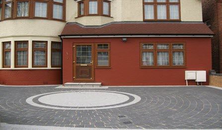 patterned driveway circle patterned driveway circle