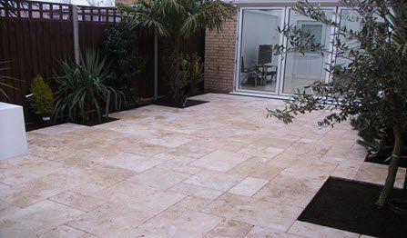 planting patio paving area planting patio paving area