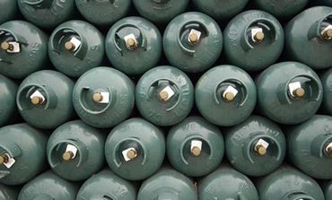assortimento bombole del gas