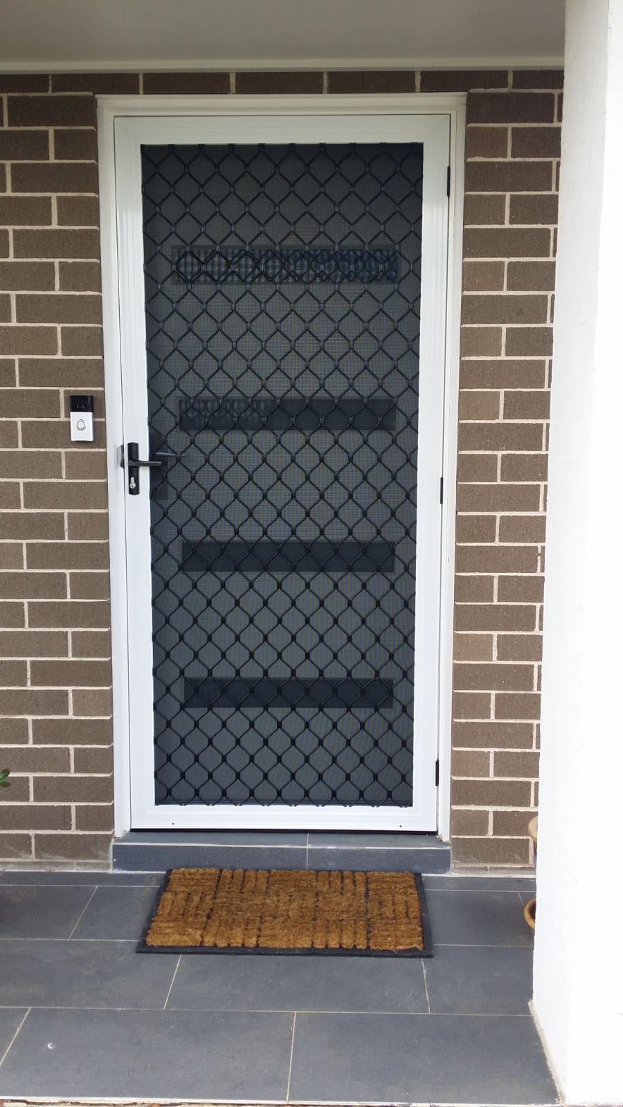 aluminum frame single door