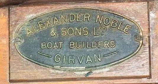 A range of old photos from the Alexander Noble & Sons Marine Engineers boat yard in Girvan