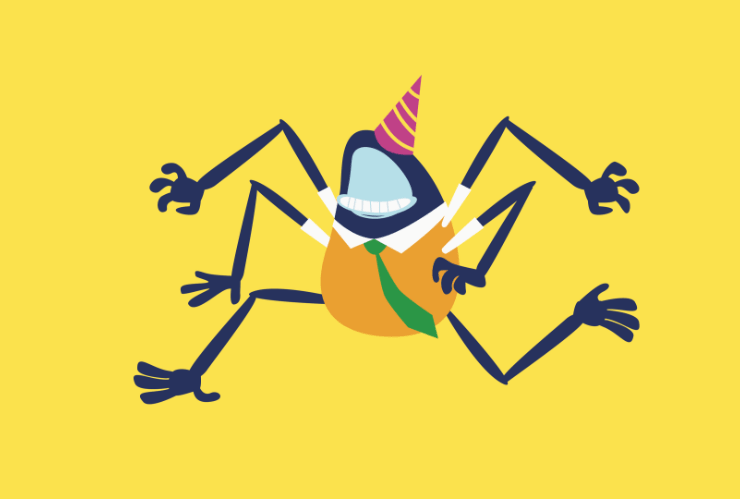 AGL illustrated character with multiple arms and legs