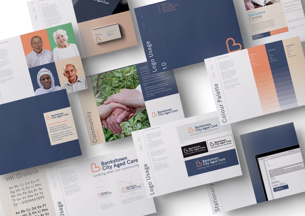 Website page and branding design