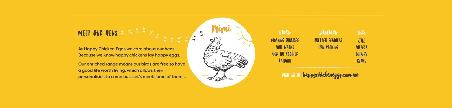 Meet our hens - Mimi