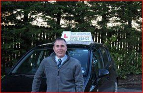 Tom Anderson and his car