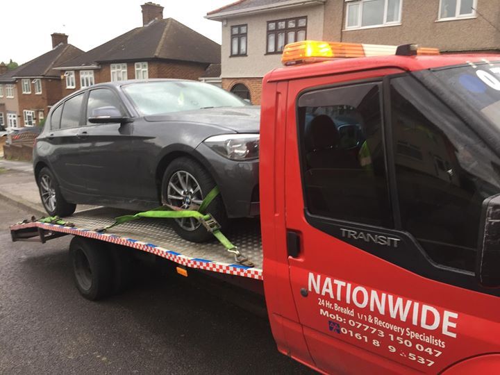 car on truck
