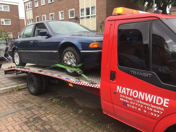 car on truck