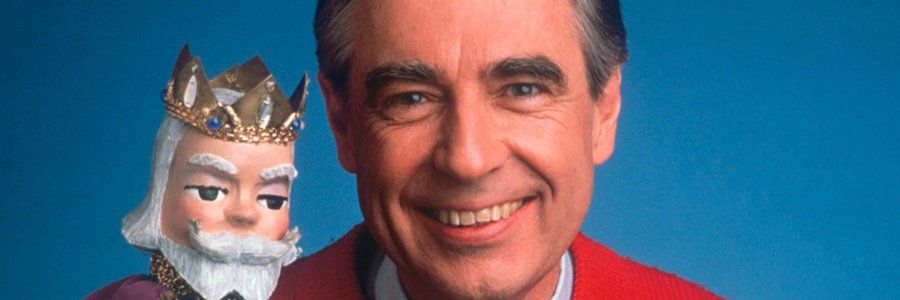 Fred Rogers with King Friday Puppet
