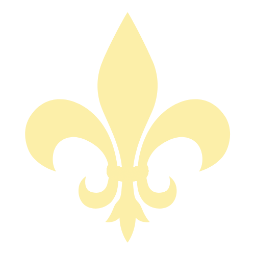 Gold Fleur de lis Gold Fleur de lis