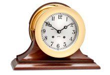Detailed Clocks — Brown Gold Chelsea Ship's Bell Clock in Wayland, MA Detailed Clocks — Brown Gold Chelsea Ship's Bell Clock in Wayland, MA